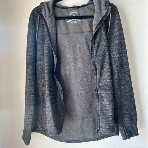 LL Bean Women's PrimaLoft ThermaStretch Fleece Full-Zip Hoodie - Picture 3 of 6